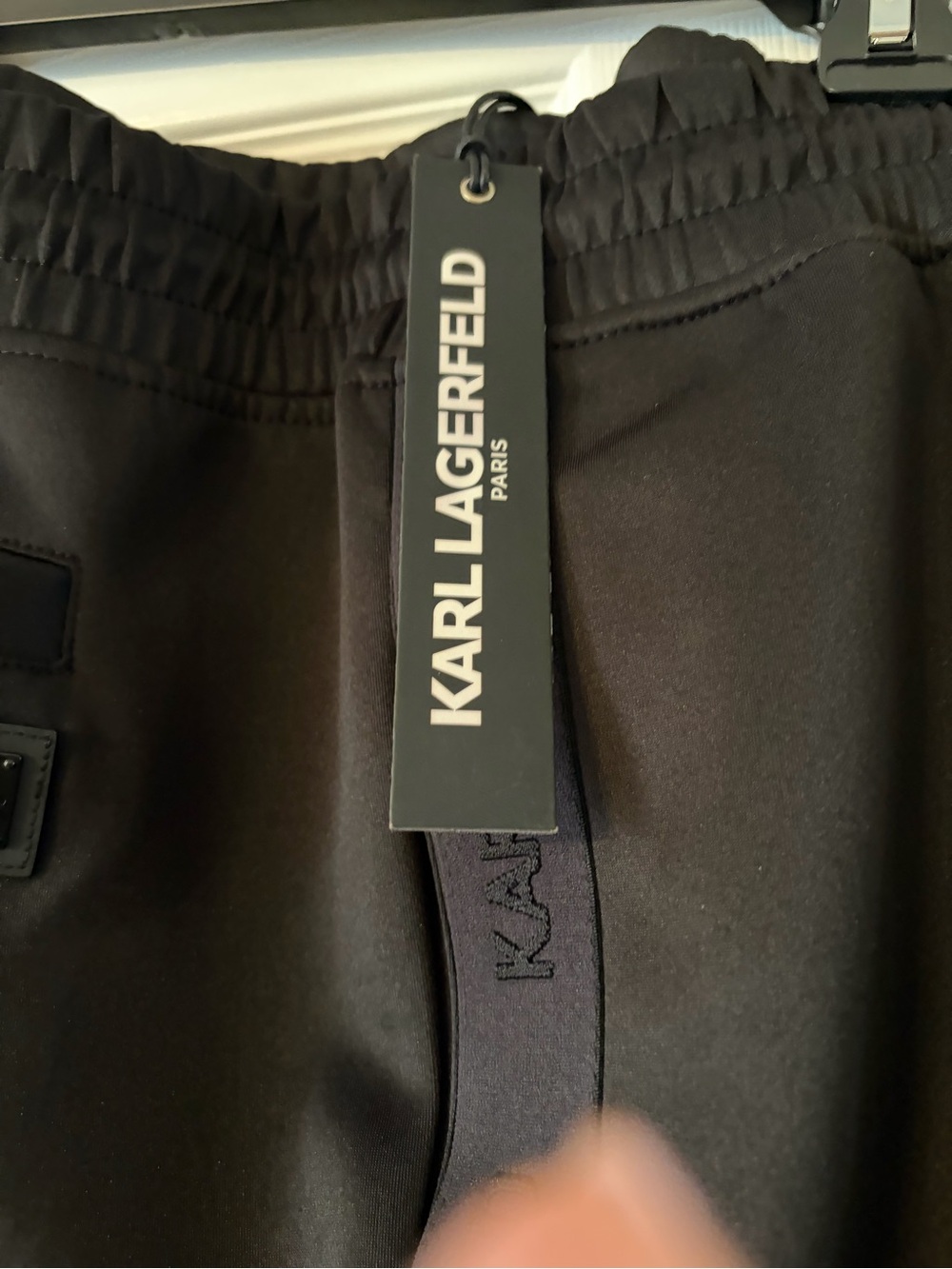 Karl Lagerfeld Black Men's Track Joggers - Picture 5 of 5